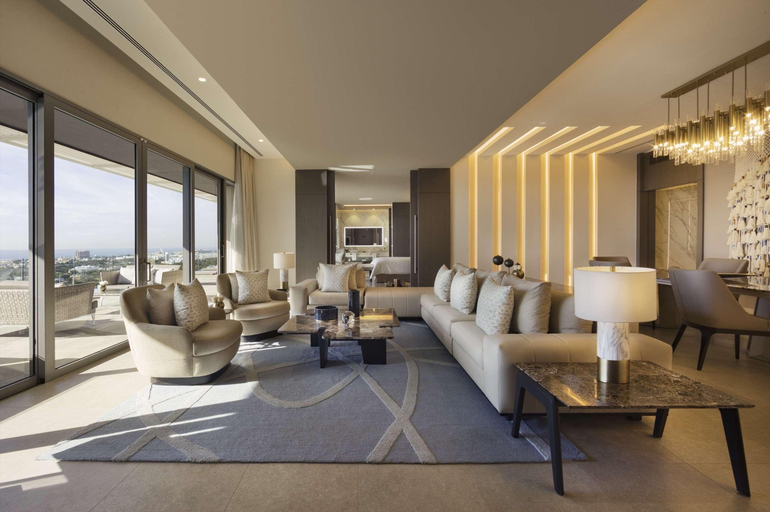 El Embajador, A Royal Hideaway Hotel Santo Domingo Zewnętrze zdjęcie The living room of a penthouse at the Ritz-Carlton, DIFC